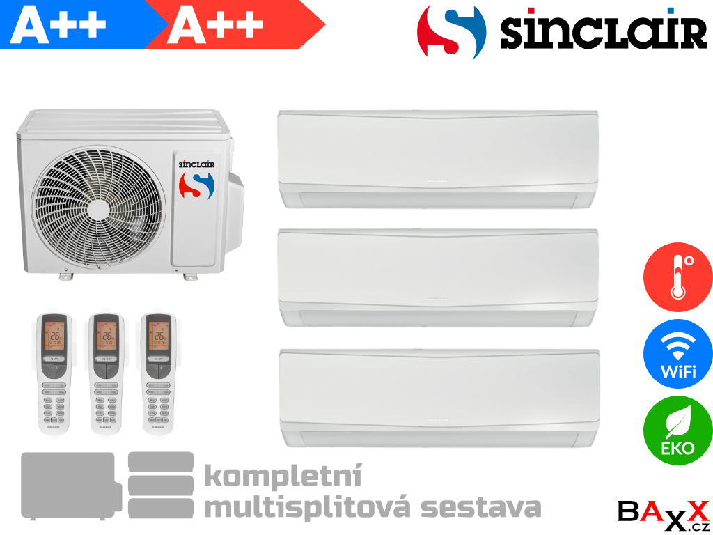 Sinclair Keyon 3x 2,7 kW + 4,1 kW